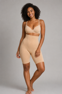 Corrigerende Shapewear Short – Hoge Taille & Anti-Schuur